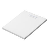 Einfach Minimal Professionell  Notizblock (Rotiert)