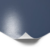 einfach minimal solide Farbe benutzerdefiniert bla Fotodruck (Ecke)