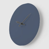 einfach minimal solide Farbe benutzerdefiniertes b Große Wanduhr (Winkel)
