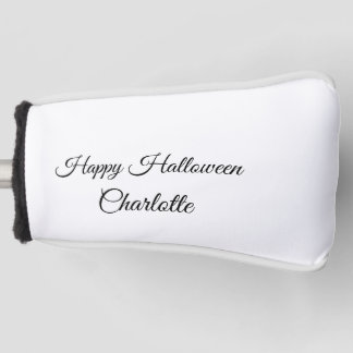 EINFACH MINIMAL.SÜß NAME BABY frohes Halloween Golf Headcover