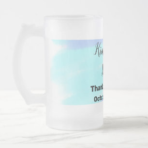 EINFACH MINIMAL süße sechzehn elegante benutzerdef Mattglas Bierglas