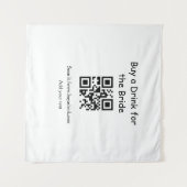 Einfach minimale Bachelorette kaufen eine Brautget Wandteppich (Vorderseite (Horizontal))