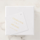 Einfach, minimale Folie Geschenkanhänger (Mit Box)