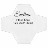 Einfach minimale Hinzufügen Sie Ihren Namen Text P Fußball (Flach)