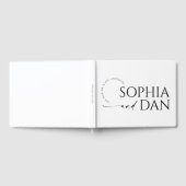 Einfach minimale Hochzeit Gästebuch (Voll)