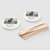 Einfach minimale mr und mrs fügen Sie Ihren Namen Fächer (Non-assembled)