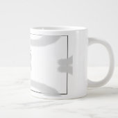 Einfach minimalelegant Dank eleganter, individuell Jumbo-Tasse (Rechts)