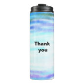 Einfach minimalelegant Dank eleganter, individuell Thermosbecher (Vorderseite)