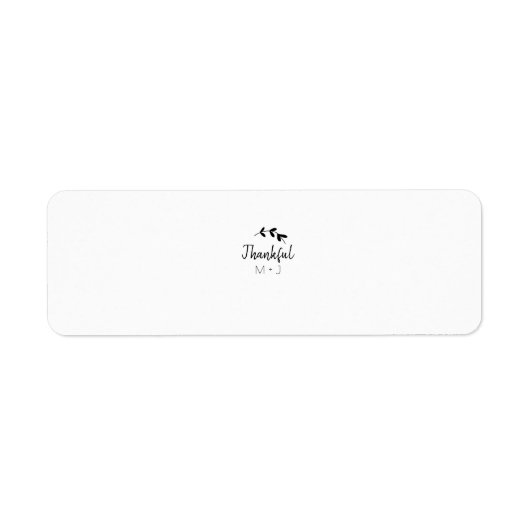 Einfach minimaler Dank für ein paar Namen Text Dat (Vorne)