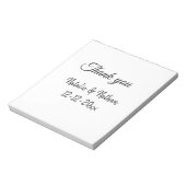 Einfach minimaler Dank für ein paar Namen Text Dat Notizblock (Rotiert)