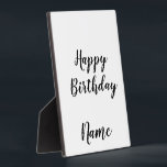 einfach minimaler Geburtstag hinzufügen  Fotoplatte<br><div class="desc">für dich designt</div>