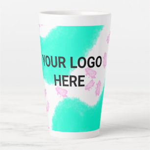 EINFACH MINIMALER TEXTSTIL GESCHENK grün Wasserfar Milchtasse