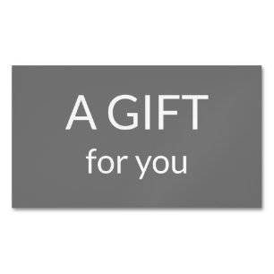 Einfach minimales Hinzufügen Ihrer Namen Text-Adre Magnetische Visitenkarte