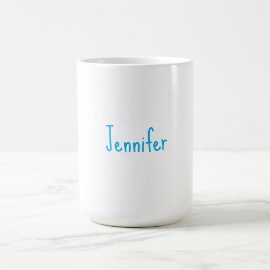 Einfach minimalist professionell lässige Handschri Kaffeetasse (Mittel)