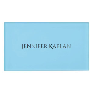 Einfach minimalist professionell modern namenschild