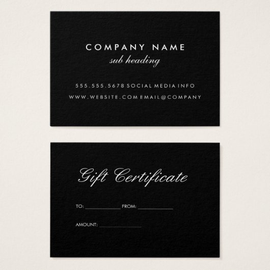 Einfach Minimalistisch (Vorne & Hinten)