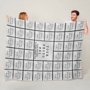 Einfach Minimalistisch 45 Fotomaterial Personalisi Fleecedecke
