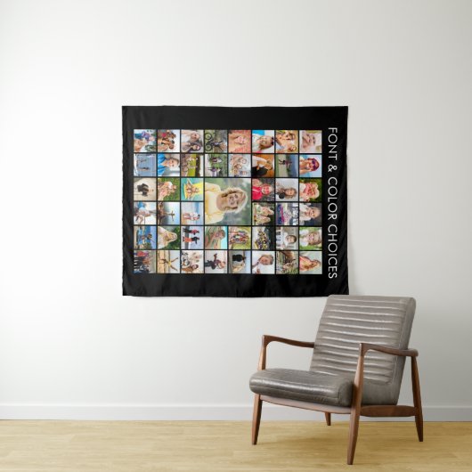 Einfach Minimalistisch 45 Fotomaterial Personalisi Wandteppich (Beispiel (Horizontal))