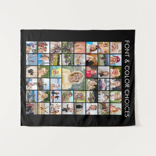 Einfach Minimalistisch 45 Fotomaterial Personalisi Wandteppich (Vorderseite (Horizontal))