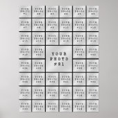 Einfach Minimalistisch 45 Fotomaterial Schwarz Poster (Vorne)