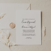 Einfach Minimalistisch Cena ESpecial Einladung