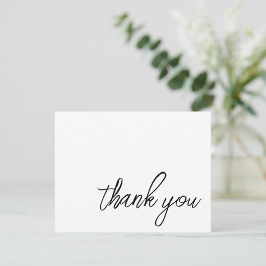 Einfach Minimalistisch danke (Stehend Vorderseite)