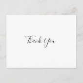 Einfach Minimalistisch danke Postkarte (Vorderseite)