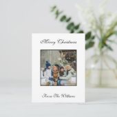 Einfach Minimalistisch ein Foto frohe Weihnachten (Stehend Vorderseite)