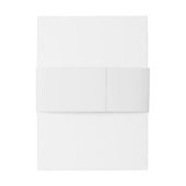 Einfach Minimalistisch Einladungsbanderole (Rückseitenbeispiel)