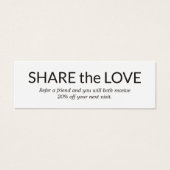 Einfach Minimalistisch Elegant Schwarz-weiß (Vorderseite)