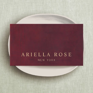 Einfach, minimalistisch, elegant Vintag Beruflich Visitenkarte