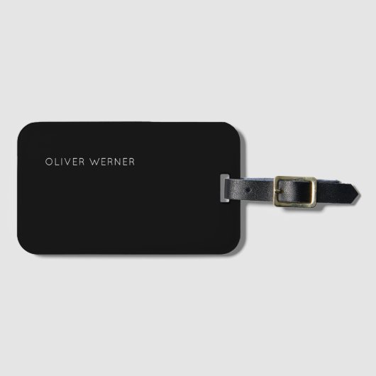 Einfach Minimalistisch Gepäckanhänger (Vorderseite (Horizontal))