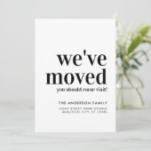 Einfach Minimalistisch haben wir das moderne Foto  Ankündigung (Stehend Vorderseite)