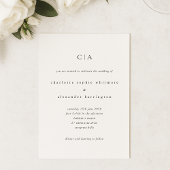 Einfach, minimalistisch, kleine Buchstaben, kleine Einladung