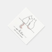 Einfach Minimalistisch machen wir zu maßgeschneide Serviette (Ecke)