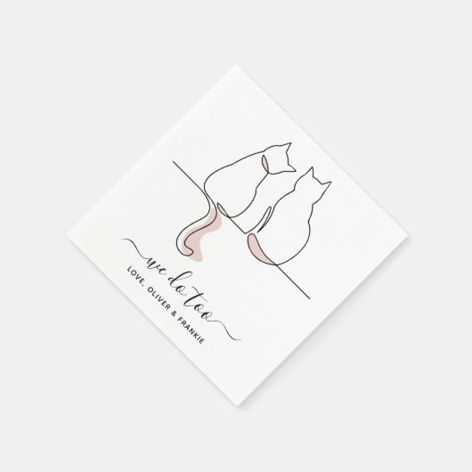 Einfach Minimalistisch machen wir zu maßgeschneide Serviette (Ecke)