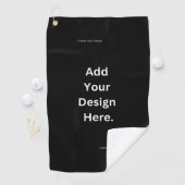 Einfach Minimalistisch Personalisiert Golfhandtuch (Insitu)