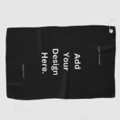 Einfach Minimalistisch Personalisiert Golfhandtuch (Horizontal)