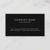 Einfach Minimalistisch Rabattkarte (Vorderseite)