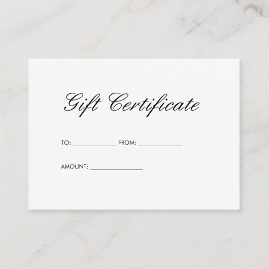 Einfach Minimalistisch rosa Rabattkarte (Rückseite)