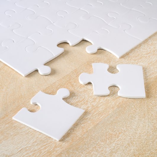 Einfach minimalistisch Schwarz bis Weiß glänzen Puzzle (Seite)