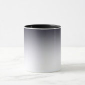 Einfach minimalistisch, schwarz und weiß. tasse (Zentrum)