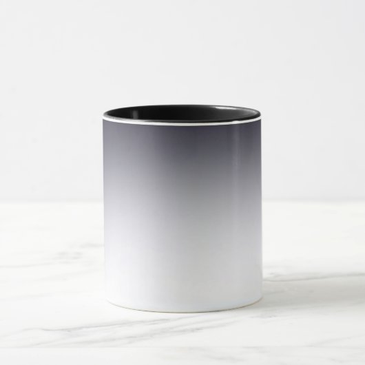 Einfach minimalistisch, schwarz und weiß. tasse (Zentrum)