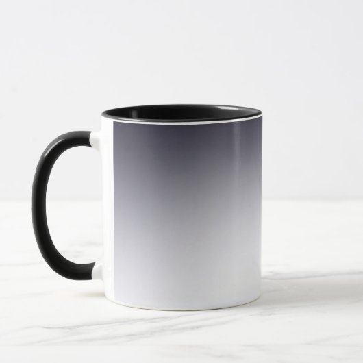 Einfach minimalistisch, schwarz und weiß. tasse (Links)