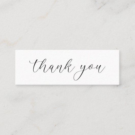 Einfach Minimalistisch Schwarz und Weiß, vielen Da Mini Visitenkarte (Vorderseite)