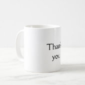 Einfach minimalistisch und elegant, elegant und in kaffeetasse (Vorderseite Links)