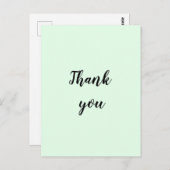 Einfach minimalistisch und elegant, elegant und in postkarte (Vorne/Hinten)