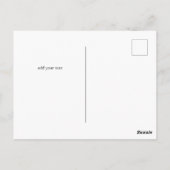Einfach minimalistisch und elegant, elegant und in postkarte (Rückseite)