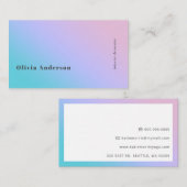 Einfach Minimalistisch und modern Visitenkarte (Vorne/Hinten)