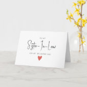 Einfach Minimalistisch zum Schwiegervater, Hochzei Karte (Gelbe Blume)